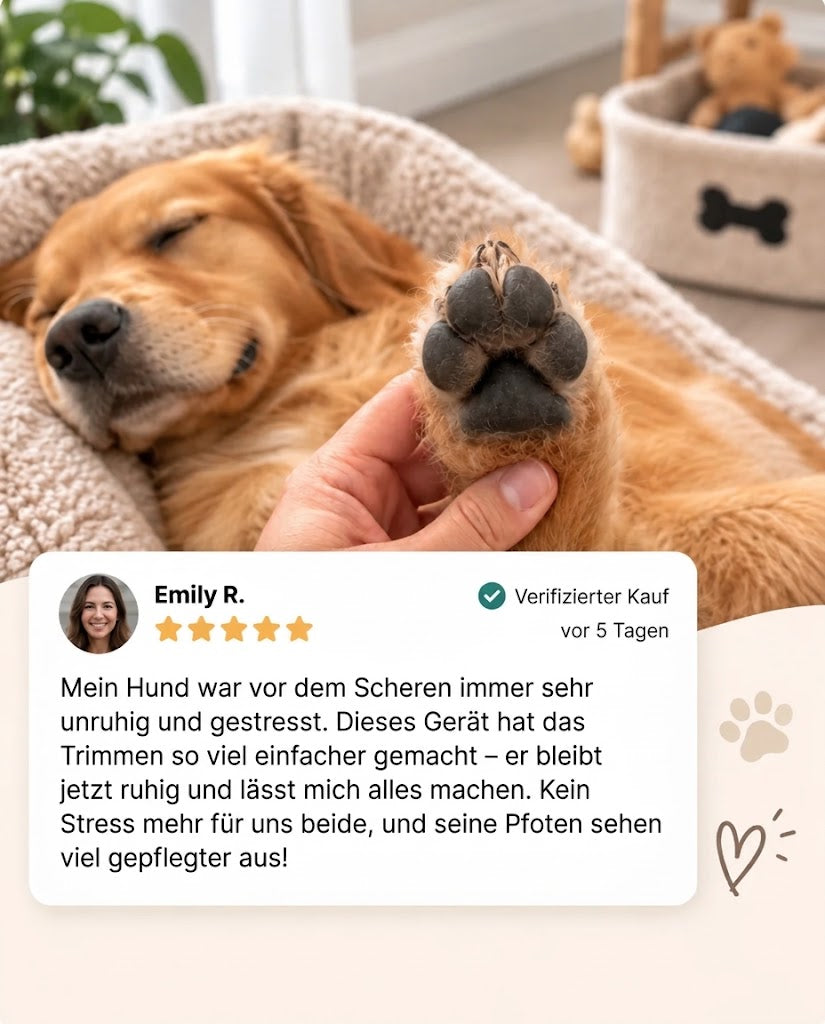 PawHush – Kabellose Tierhaarschneidemaschine