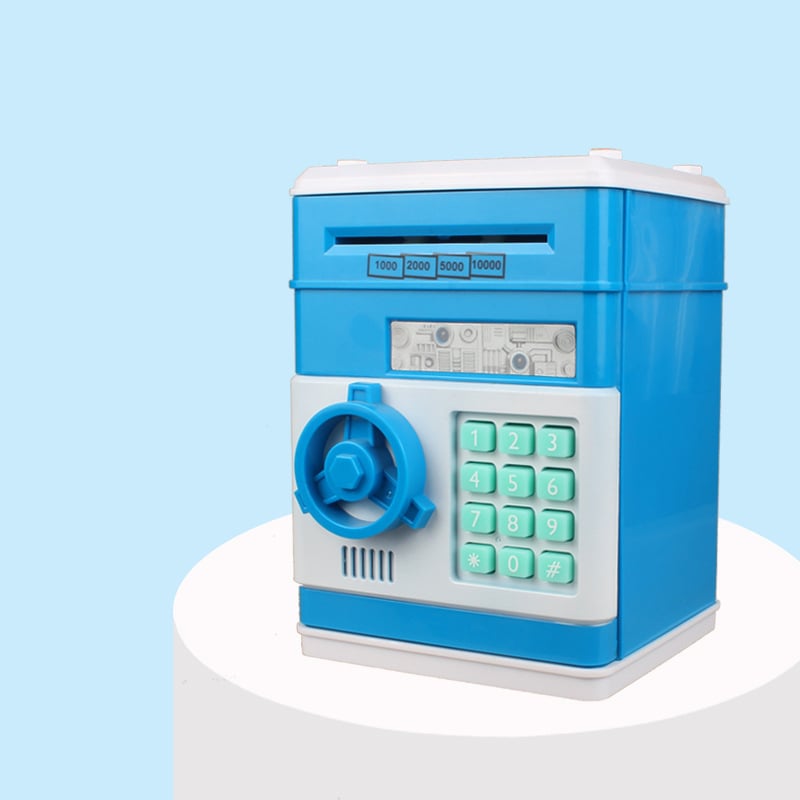 Mini-Geldautomat Spardose – Ein-/Auszahlung & elektronischer PIN-Code