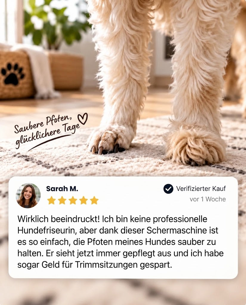 PawHush – Kabellose Tierhaarschneidemaschine