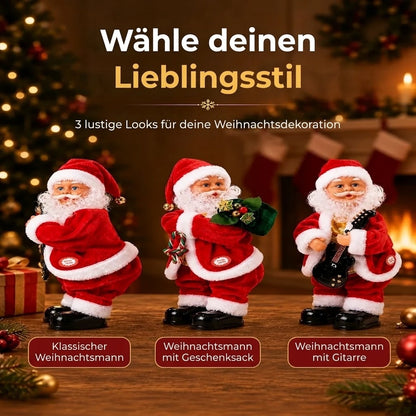 Tanzender Weihnachtsmann mit Musik