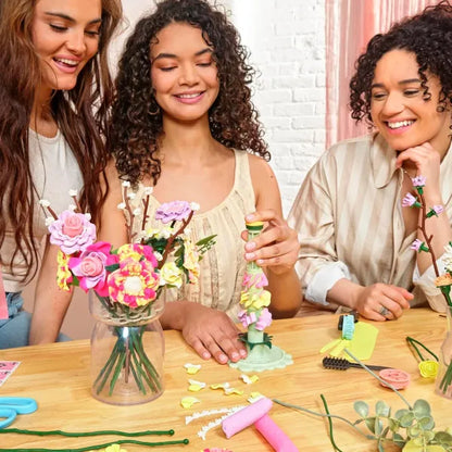 Blooms Meadow | Blumenstrauß-Bastelset – Florales Basteln für Erwachsene & Teenager