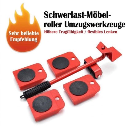 Möbelheber und Transportrollen-Set