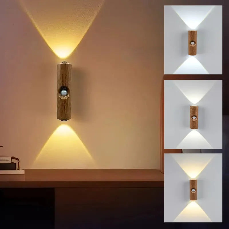 LED-Wandleuchte mit Bewegungsmelder – Kabellos, dimmbar und USB-aufladbar
